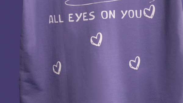 ICE BLUE ALL EYES ON YOU TEE 9